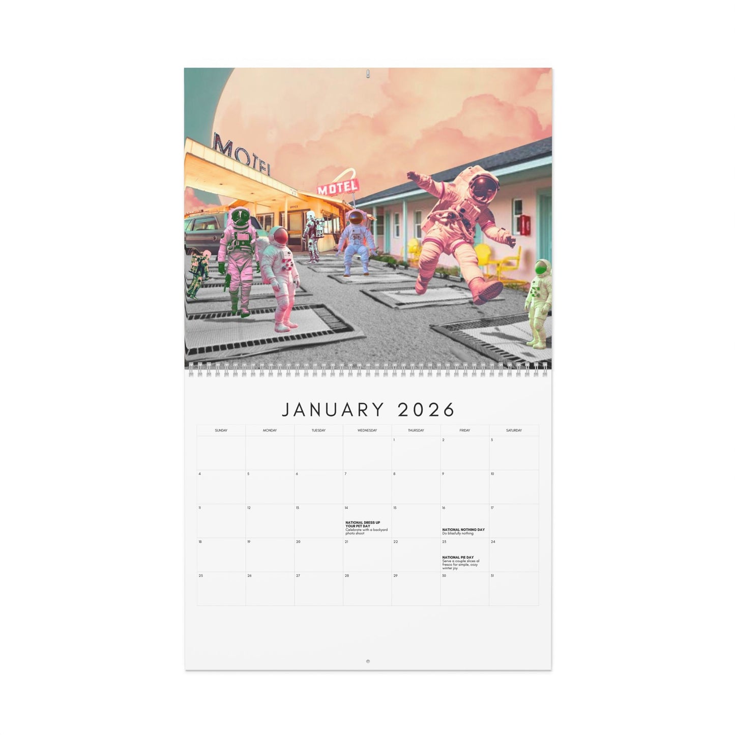Atomic Sublime 2026 Wall Calendar by Ash Bradley