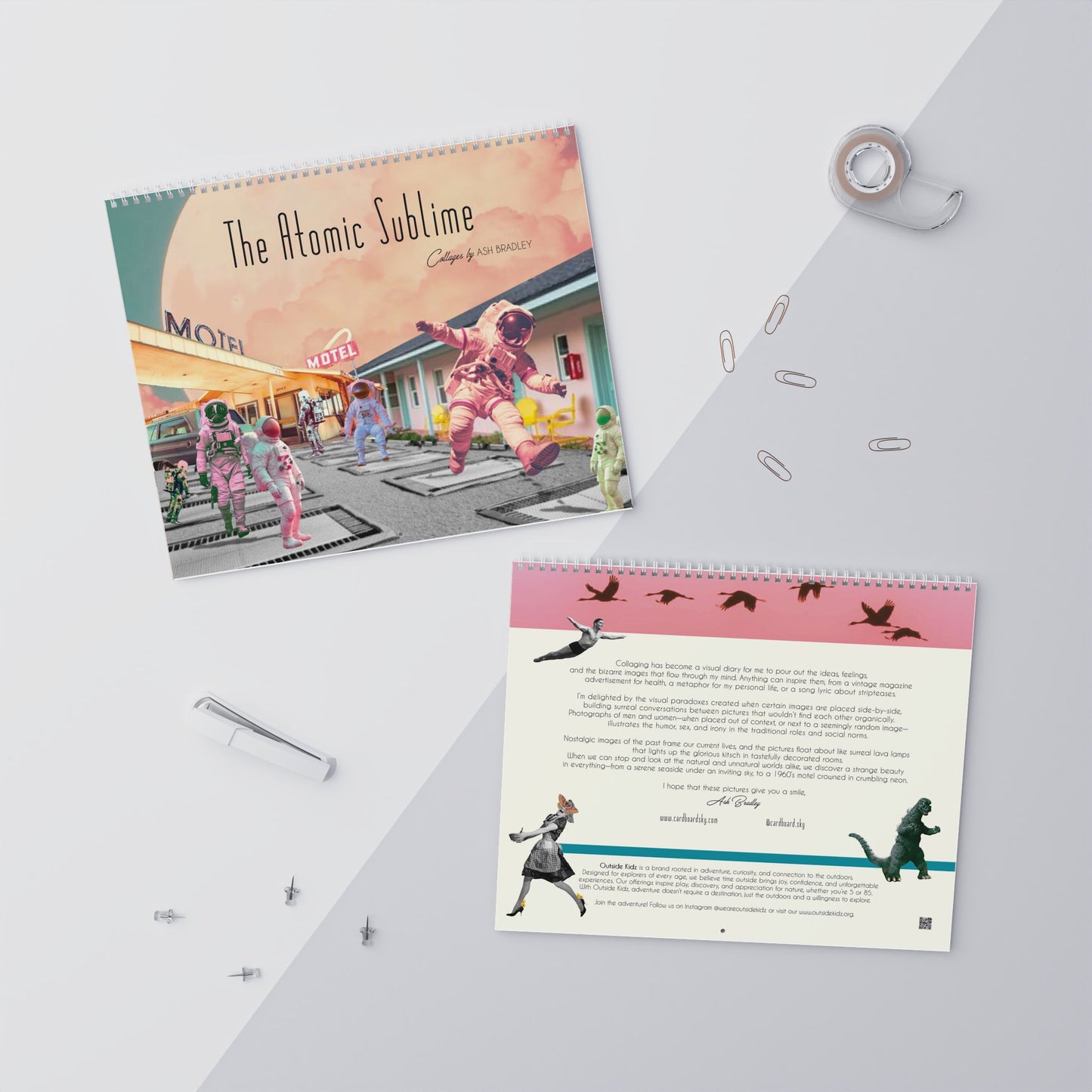 Atomic Sublime 2026 Wall Calendar by Ash Bradley